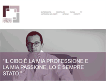 Tablet Screenshot of federicofrancescoferrero.com